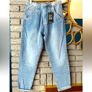 Blue Denim Mom Jeans